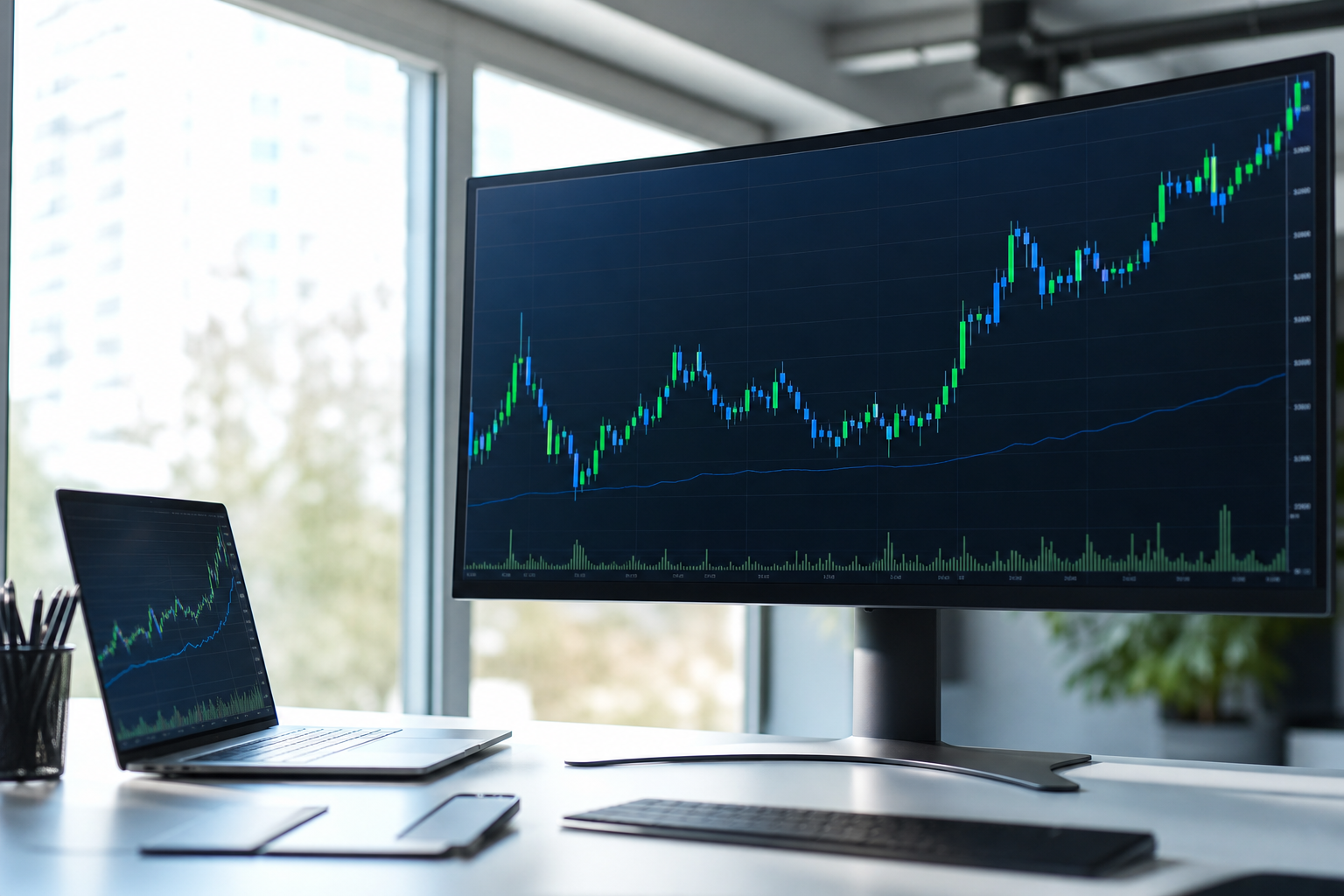 Live-Trading – Charts und Marktanalyse am Terminal